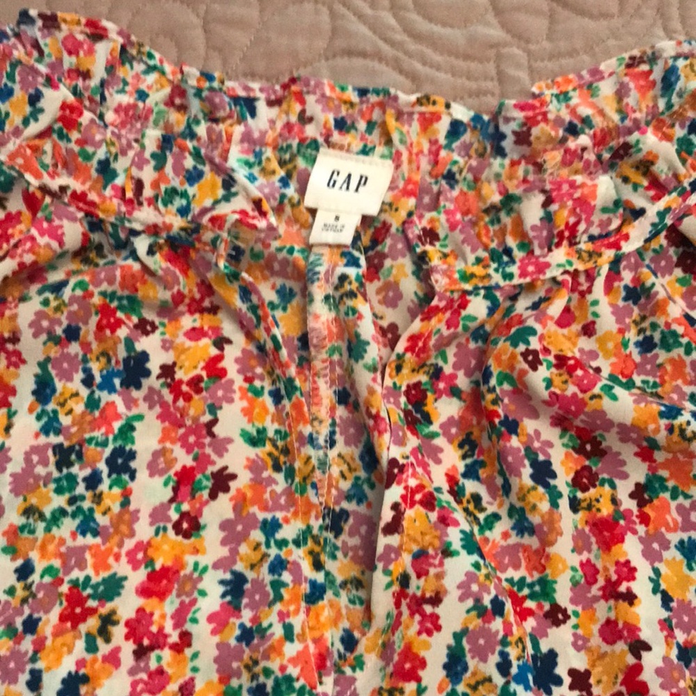 GAP Multicolor Floral Blouse